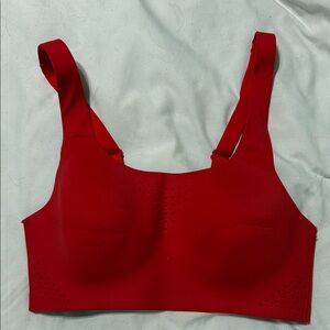 Seamless Red Crop Top Bralette